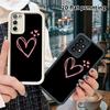 Phone Case: 2D Flat, Suitable for Samsung Galaxy A34 A35 M05 M06 S20 S22 S21 FE Plus 5G Protective Case, Single-line Heart, Perfect Holiday Gift for C