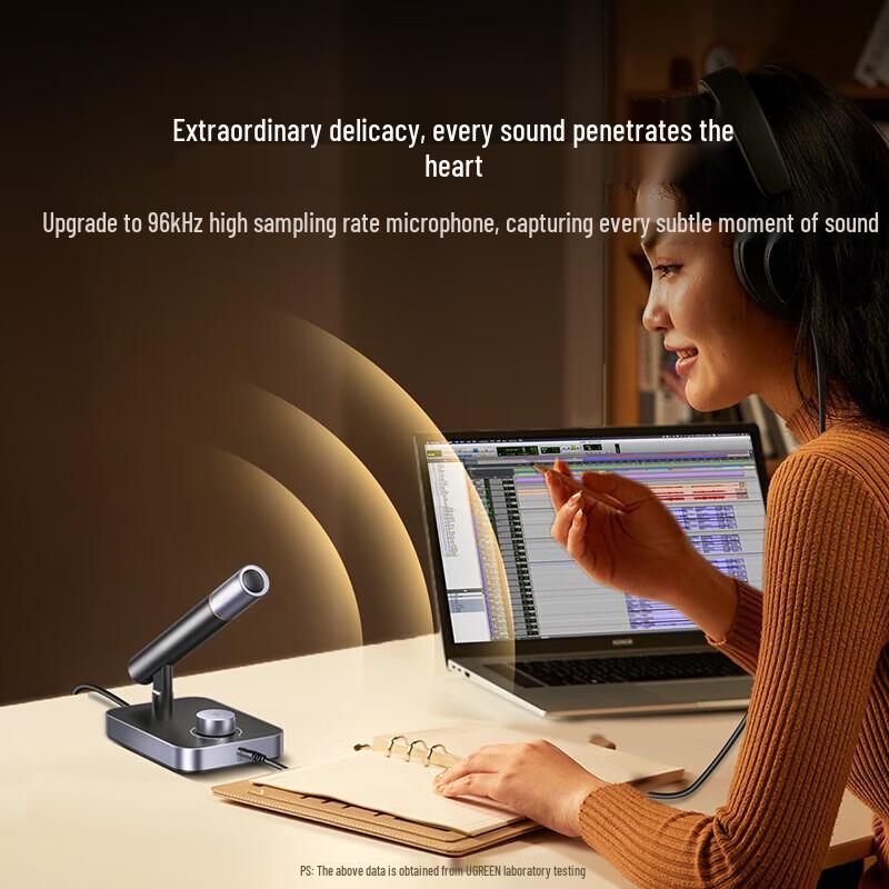 Ugreen USB Desktop Microphone with DSP Noise Reduction