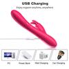 Vibrator Dildo de iepure pentru femei, masaj vagin, mamelon, stimulator de clitoris, masturbare feminina, vibratie anale, jucarii sexuale pentru adulti