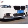 BMW 5 Series F10 F18 Carbon Fiber V-Style Front Lip, Bumper Diffuser, Splitter, and Chin Guard Modification.