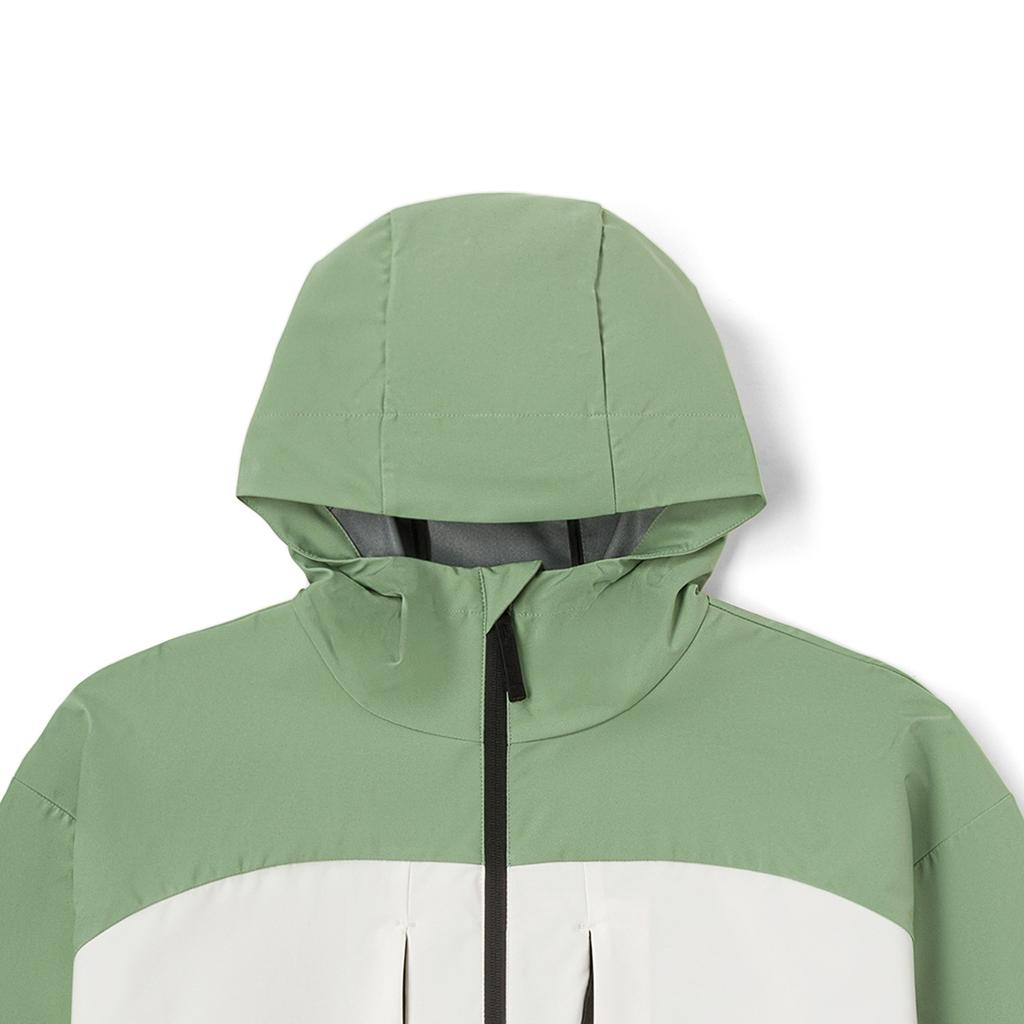 Vans Colorblock Zip-Up Hooded Jacket Women Outerwear Light-Brown VN000F2RYEH