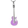 Drip guitar stainless steel necklace personality niche simple jazz rock music note long sweater chain