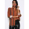Vertical Striped Women's Shirt