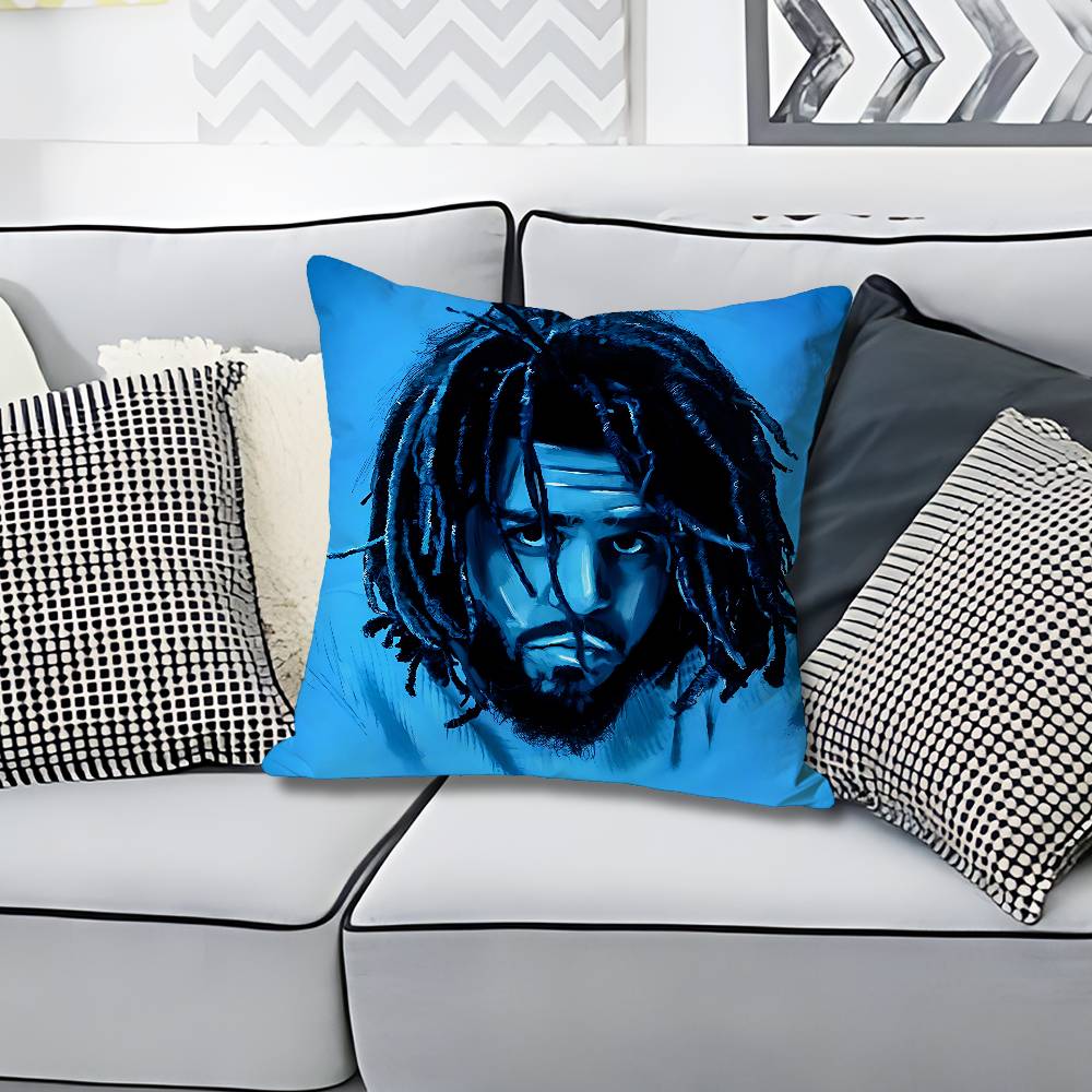 JJ Cole The FallOff Anime Celebrity Merchandise AllMatch Printed Pillow Case Sofa Car Office Room Decoration Protector