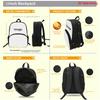 One Piece 15 Inch Front Pocket Backpack for Boys Girls Best Gifts Lightweight Durable Cartoon School Bookbag for Children Travel
