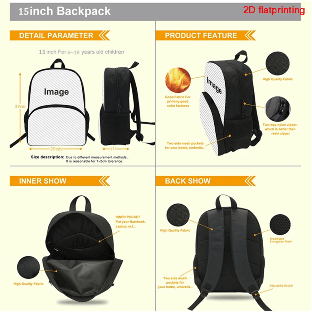 One Piece 15 Inch Front Pocket Backpack for Boys Girls Best Gifts Lightweight Durable Cartoon School Bookbag for Children Travel