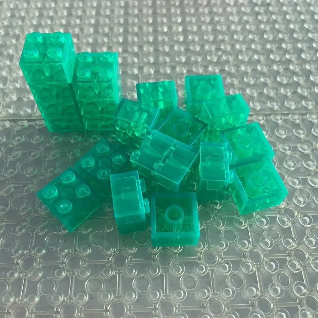 20 buc Cărămidă Transparentă Clară 2x2 Bloc de Construcție Piese MOC Jucării Pentru Copii Casă DIY Cascadă Compatibil 3001 3003