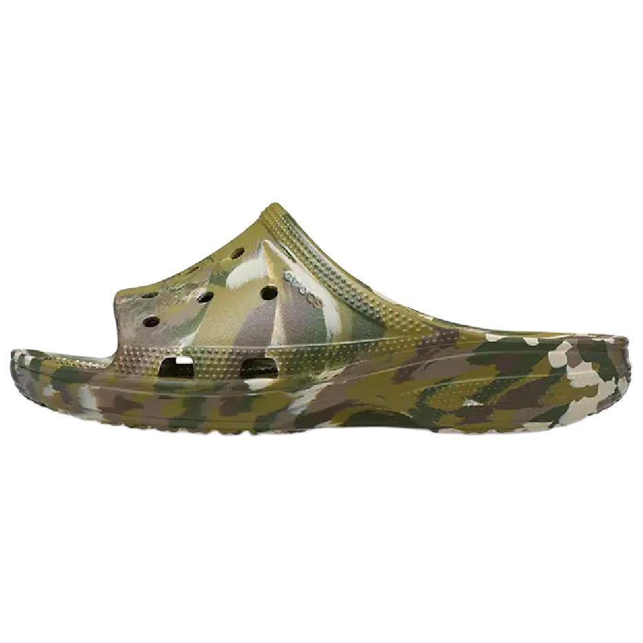 Crocs Classic Casual Retro EVA Anti-Wear Slide Sandals Men Sandals Camouflage-Green 212079-960