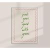 1 pz Più Amore Per Favore Poster Minimalista Citazioni d'Amore Romantiche Spagnole Pittura su Tela Decorazione Negozio di Torte Caffetteria Libreria