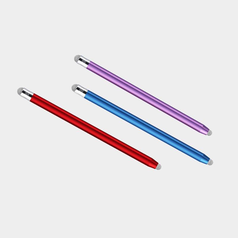 Mesh Fiber Capacitive Stylus Pen Double Nib Touch Screen Pens Drawing Pen For Universal Capacitive Screen Smart Phone Tablet