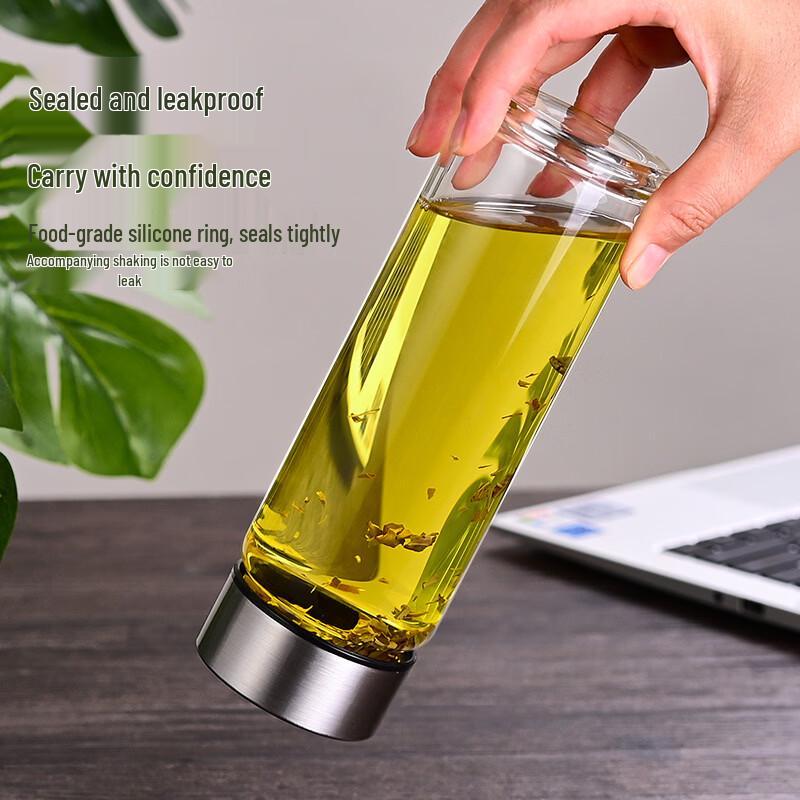 WateryBay Borosilicate Glass Tea Infuser Bottle