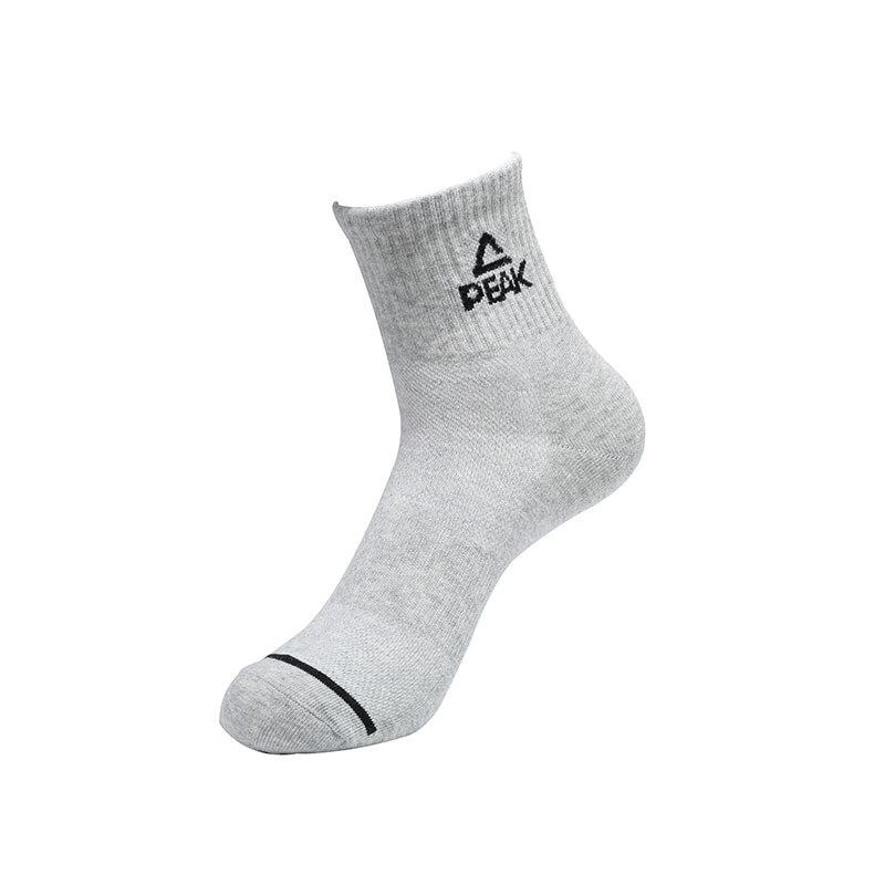 PEAK [Buy 3 Pairs of Size 24, Choose 3 Pairs Or More] Mid-Calf Socks for Men, Breathable, Versatile, Casual Sports Socks DW204107