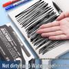 Morning Light MV7403 Black Double-Ended Oil-Based Marker Pen for Students and Children - Ideal for Art, Painting, and Outlining