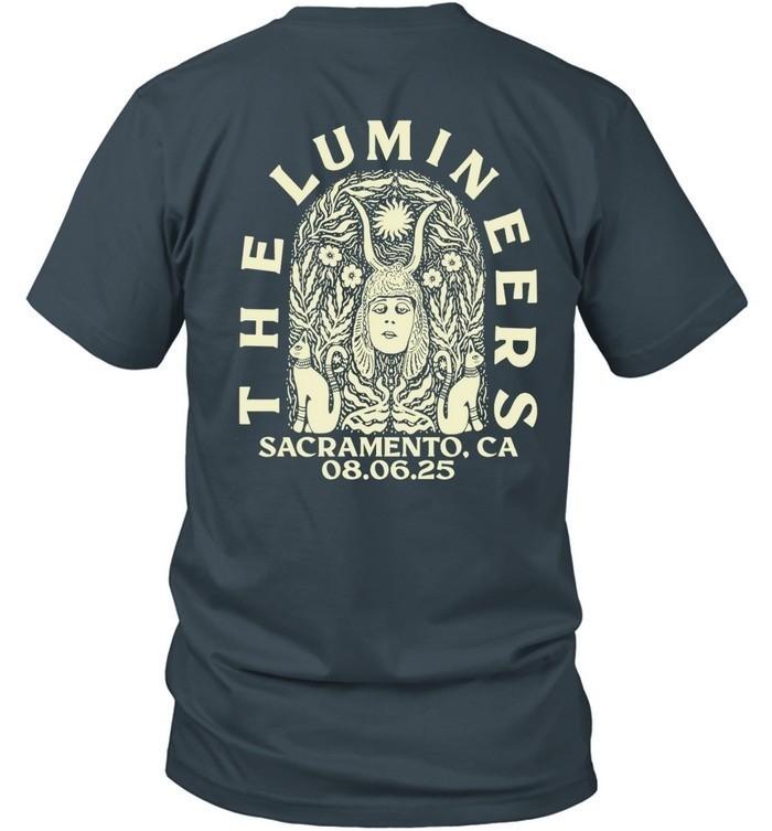 

The Lumineers T-Shirt Sacramento CA Concert 2025 Tour Vintage Graphic Tee 2XL