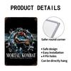 Mortal Kombat Iconic HD Plakat Plakat Vintage Tin Sign Metal Sign Dekoracyjna tabliczka do Pub Bar Man Cave Club Dekoracja ścienna