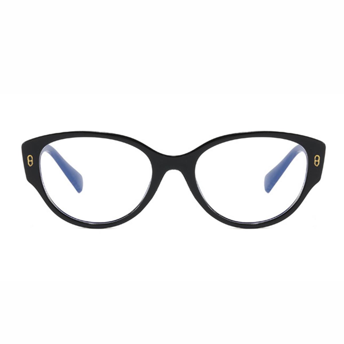 

Кошачий глаз измеритель гвоздь плоское зеркало женский анти-синий персонализированные очки оправа ретро черная оправа очков anti-blue light чёрный