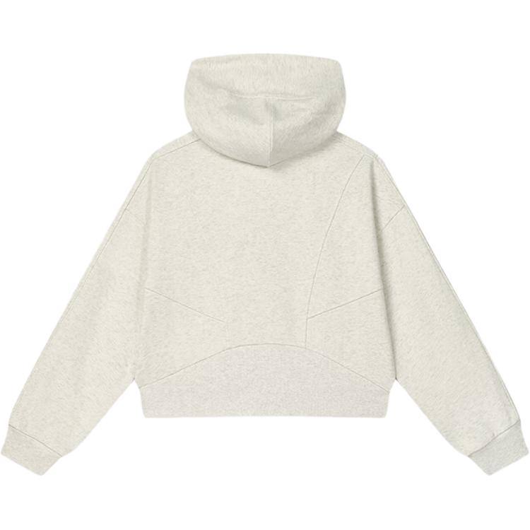 FILA Soft And Comfortable Loose Fit Short Jacket Women jackets Cheese-Flower-Gray F11W439505FLM