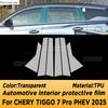 For CHERY TIGGO 7 PRO PHEV 2025 Car Interior Center Console Panel Navigation Transparent TPU Protective Film Anti-scratc
