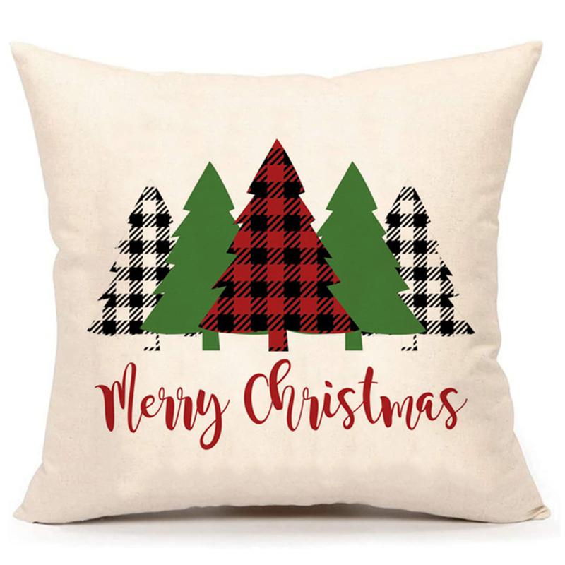 square christmas pillows