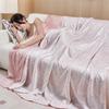 Double Side Flower Pattern Cool Feeling Summer Blanket Thin Nap Blanket Summer Quilt  Children