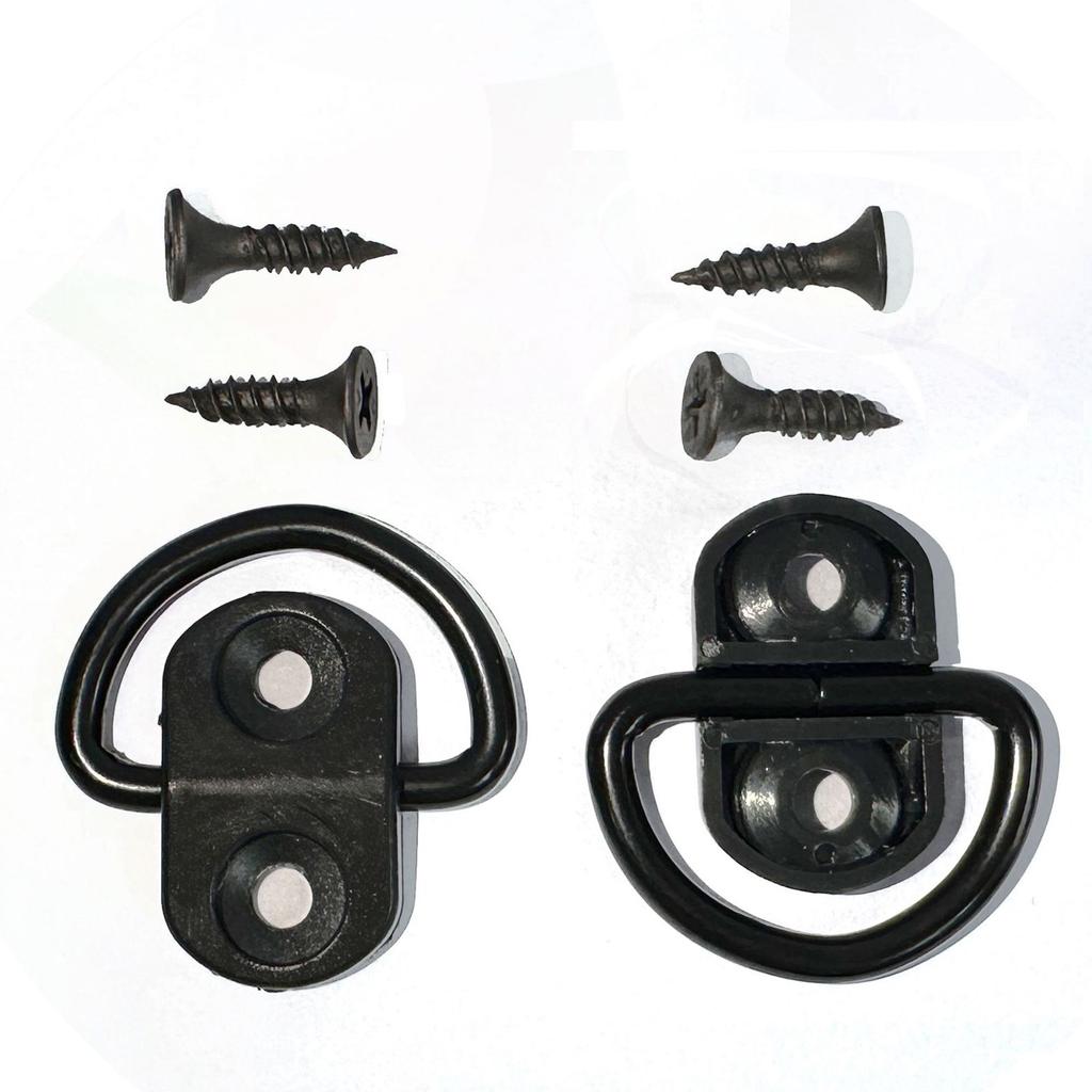 2 Set High Strength Luggage Barrier Hooks ABS & Iron Luggage Net Hook Simple Installs for Secure Cargo Net Installation