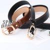 European and American fashion women's jeans belt casual simple women's belt Korean version dress decorative belt