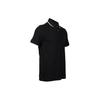 Armani Exchange Solid Color Logo Embellished Casual Loose Fit Short Sleeve Polo Shirt Men tops Black 8NZF75-Z8M5Z-1200