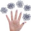 500pcs Swing Eyes Self-adhesive Black White Goose Eyes for DIY Crafts Decoration