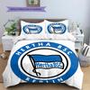 Biancheria da letto con motivo Hertha BSC Berlin Decorazione per la casa Regalo di compleanno (1 * copripiumino + 2 * federa, senza nucleo)