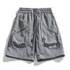 Men's Lightweight Loose Fit Summer Cargo Shorts with Multiple Pockets - Casual Bermuda Shorts