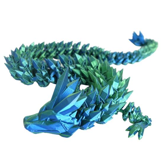 3D-gedruckte chinesische Drachenfigur, bewegliche Gelenke, Loong-Figur, artikuliertes fliegendes Drachenmodell, Zappelspielzeug, Desktop-Dekoration, Ornament