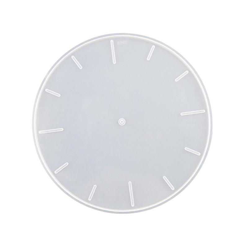 Clock Silicone Mold Clock Alarm Resin Mold Round Timer-Epoxy Casting Mold for DIY Resin Crafts Home Wall Decorations