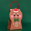 Festive Christmas Gift Boxes 10pcs Chocolate Candy Packaging Bags for Home Decor