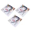 3Pcs Owl On A Tree Branch Sticker Innovative Self Adhesive Christmas Decal for Home Shop Store