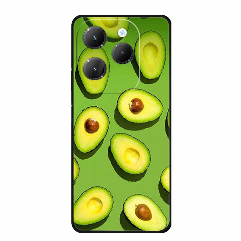 For Infinix Hot 40 Pro Case Animals Soft Silicone TPU Cover Phone Cases For Infinix Hot 40i Hot40 X6837 Protective Wolf Coque