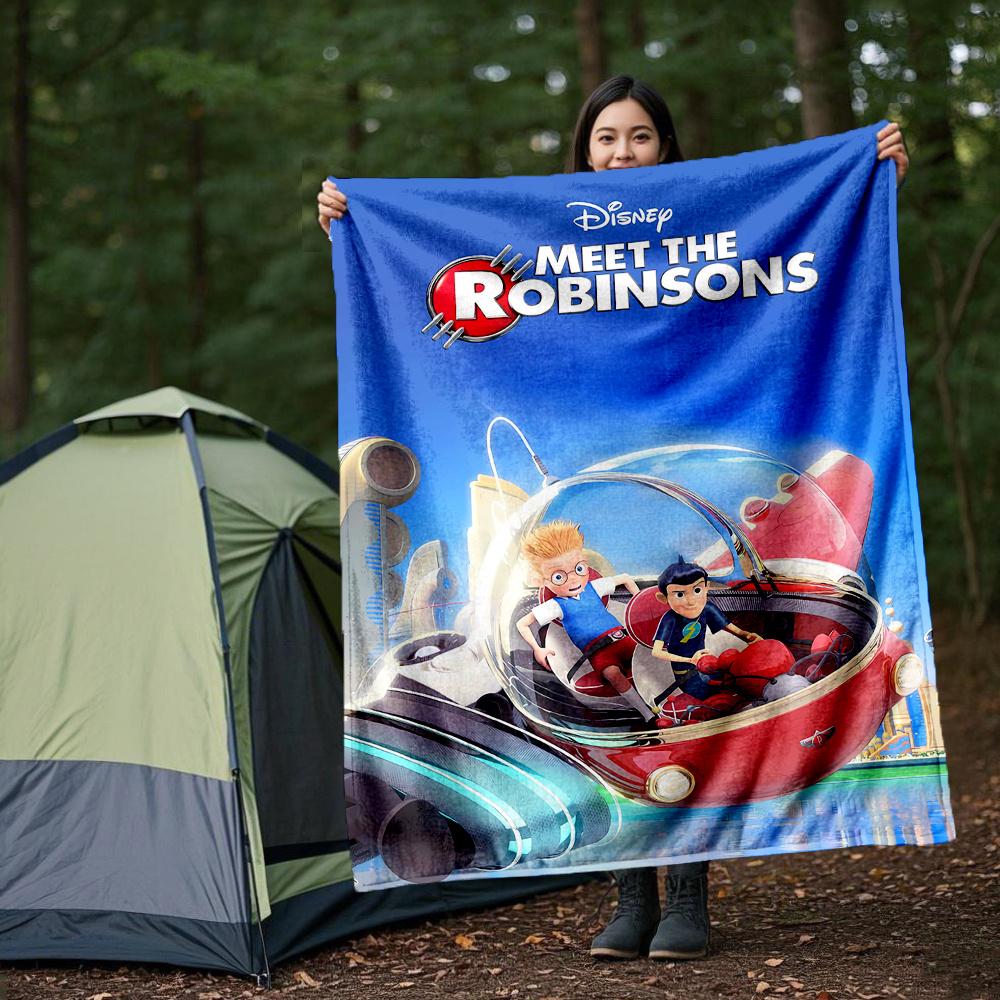 1pc, Disney Meet the Robinsons Blanket Soft Warm Throw Blankets for Home Decor Gift, Living Room, Travel, Camping, Car Blankets 80x120cm