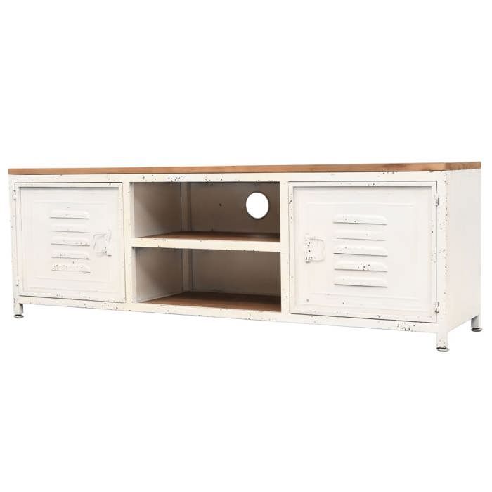 VidaXL Meuble TV 120x30x40 cm Blanc 245457