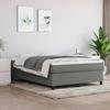 Exclusive House - Slatted Bed Base with Mattress Dark Grey 140x200cm Fabric