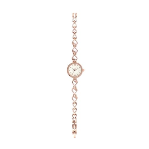 Follow Fragola Nickel-Free Heart Bracelet Watch N04922A-4 PG