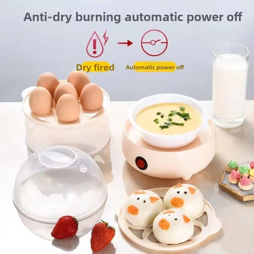 English: Wanpixiong Egg Cooker Dry Burning Electric Egg Steamer