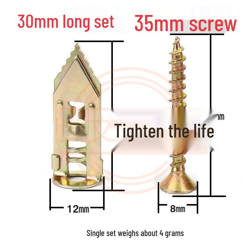 High Strength Colored Zinc Gypsum Board Expansion Screw