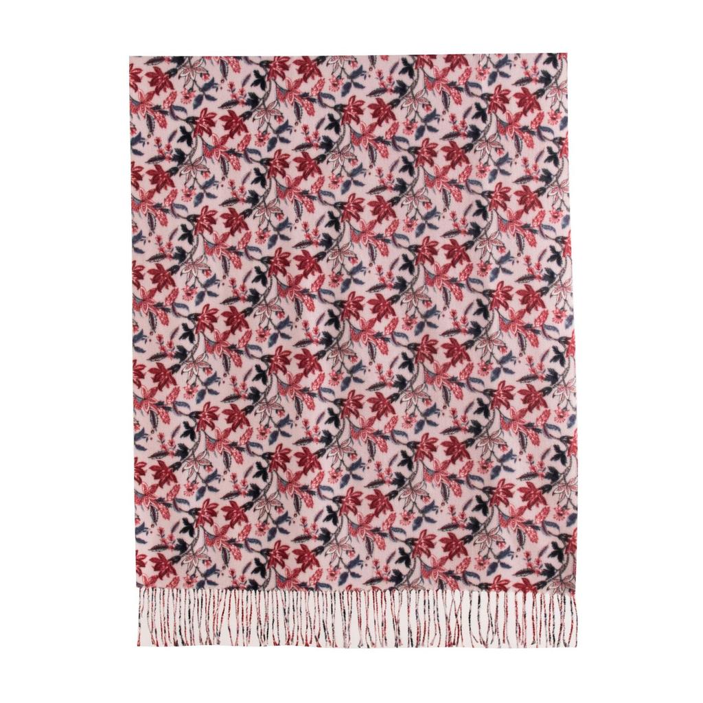 New Soft and Warm Imitation Cashmere Vine Printed Tassel Scarf High End Women's Scarf Shawl