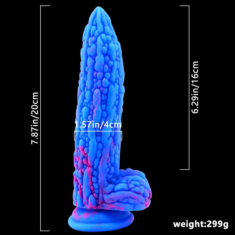 MoDi Masážní dildo Vagina Vodotěsné dospělé Momordica charantia Sexuální hračka pro ženy
