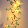 1Pc LED Rattan Simulation Branch Bendable Modeling Light Interior Decoration Background Atmosphere Bedroom Wall Layout Light