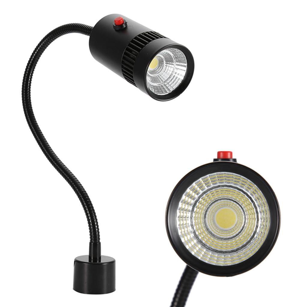 7W  LED   Neck NaMachine Tool Lathes Lamp Magnetic Mount