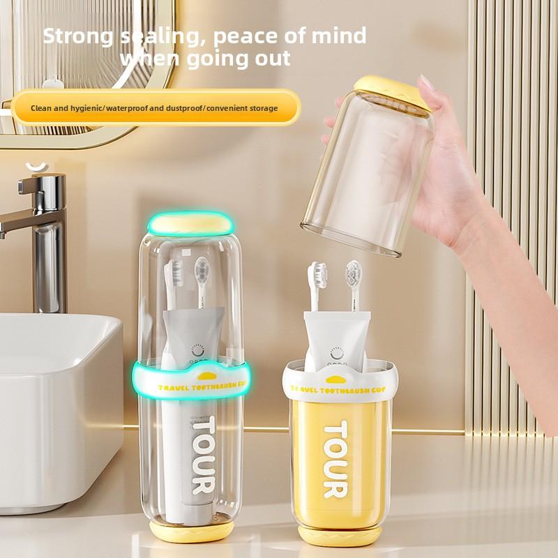 Travel Toothbrush and Toothpaste Cup