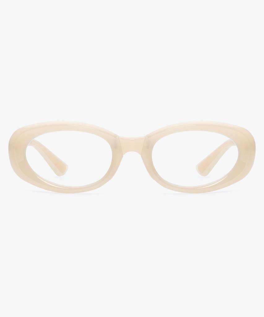 Likkeullou Rc Nirnir Folder Blue Light Glasses Ivory