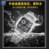 Pro Casio 3299 AE-1200 AE-1200WH AE1300 Modifikované pouzdro hodinek z nerezové oceli 304 AE1200 Celokovové pouzdro Ocelový řemínek