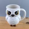 3D Owl Mug Cartoon Animal Coffee Mug Cute Unique Ceramics Water Cup for Tea Cocoa Espresso Home Decor Gift Drinkware Accessories