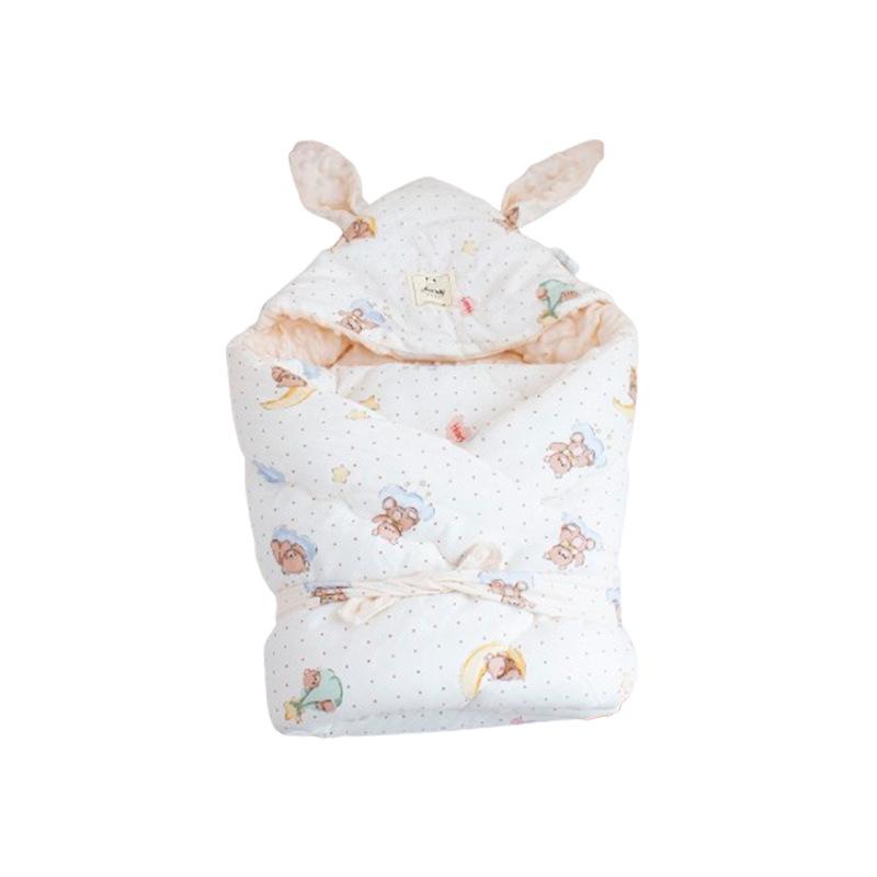 Geburtszimmer Halte-Steppdecke Doudou Samt Beruhigt Neugeborenes Babytasche Steppdecke Vier Jahreszeiten Verdickt Pucktuch Baumwolle Neugeborenen-Steppdecke